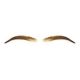 Natural Men's Eyebrow Wig Light Brown