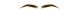 Natural Men's Eyebrow Wig Medium Brown